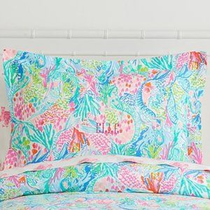 PB Kids Lilly Pulitzer Mermaid Cove Shams